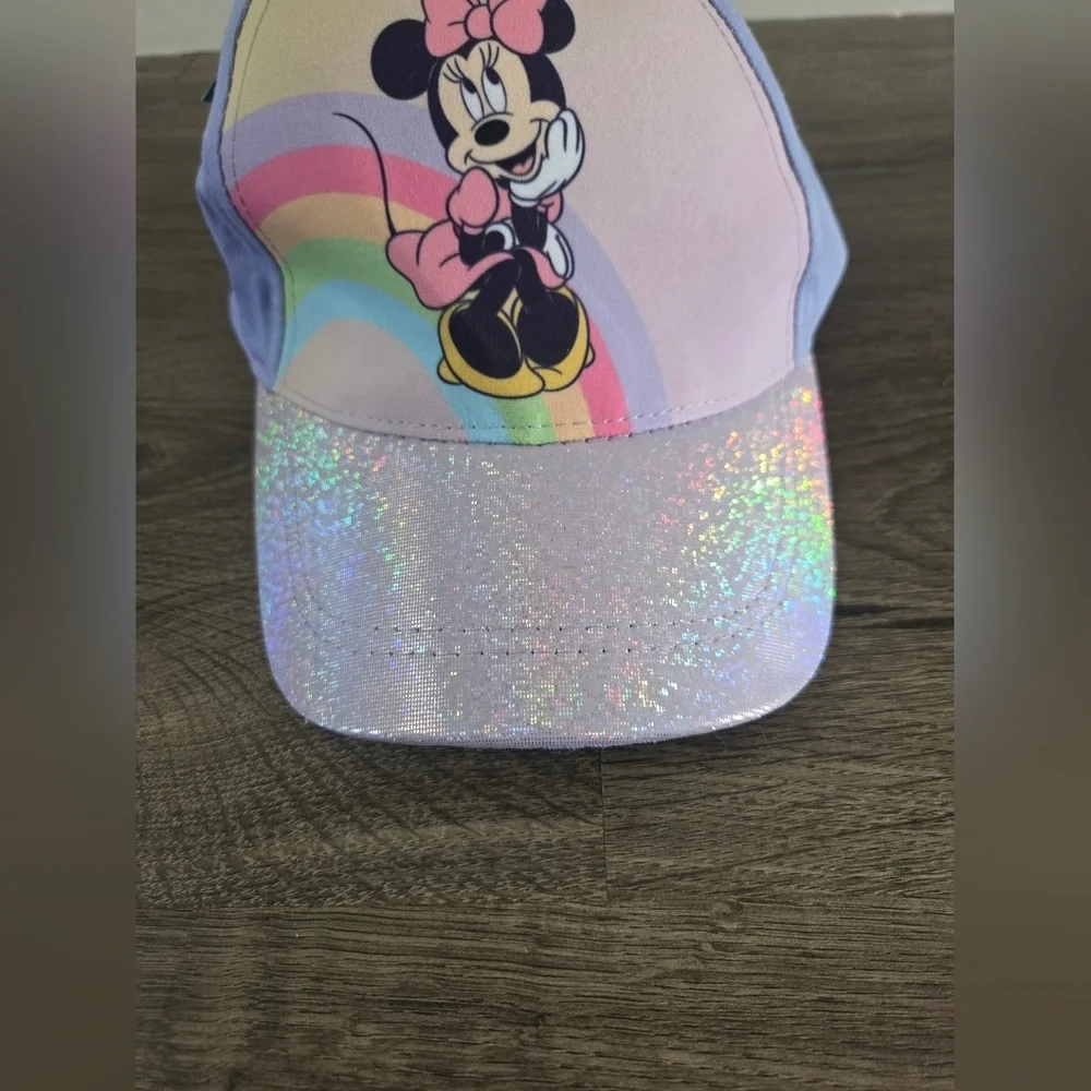 Disney Minnie Mouse Glitter Cap NWT